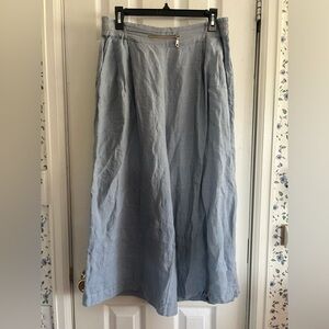 Yuvita linen wide leg pants